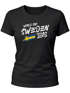 Damen T-Shirt Schweden Sweden Sverige Fan-Shirt WM 2026 Fußball Weltmeisterschaft Trikot Moonworks®preview