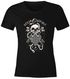 Damen T-Shirt Skull Captain Anker Totenkopf Bart Kapitän Ocean Spirit Slim Fit Neverless®preview