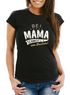 Damen T-Shirt Spruch bei Mama schmeckt's am besten Frauen Fun-Shirt Kochshirt Moonworks®preview