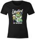 Damen T-Shirt Spruch Es eskaliert eh Frosch Einhorn Clown Fasching Karneval Frauen Fun-Shirt lustig Moonworks®preview