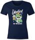 Damen T-Shirt Spruch Es eskaliert eh Frosch Einhorn Clown Fasching Karneval Frauen Fun-Shirt lustig Moonworks®preview
