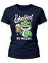 Damen T-Shirt Spruch Es eskaliert eh Frosch Einhorn Clown Fasching Karneval Frauen Fun-Shirt lustig Slim Fit Moonworks®preview