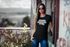Damen T-Shirt SpruchSommer raus es ist Titten Fun-Shirt Party Festival Techno Rave Oberteil Slim Fit Moonworks®preview