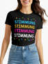 Damen T-Shirt - Stimmung - Fasching Karneval Ersatz Verkleidung Last Minute Kostüm Funshirt Slim Fit Moonworks®preview