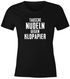 Damen T-Shirt Tausche Nudeln gegen Klopapier Virus Pandemie 2020 hamstern bunkern Fun-Shirt Spruch lustig Moonworks®preview