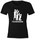 Damen T-Shirt Teamwork lustiges Trink Shirt Saufen Bier Party Moonworks®preview