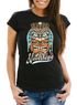 Damen T-Shirt  Tiki Maske Totem Figur Hawaii Fashion Streetstyle Slim Fit Neverless®preview