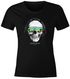 Damen T-Shirt Totenkopf Kopfhörer Musik Party Skull Sonnenbrille Schädel Sounds of Detroit Music Slim Fit Neverless®preview