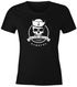 Damen T-Shirt Totenkopf Matrose Anker Motiv Skull Emblem Schriftzug Moin Moin Hamburg Spruch Frauen Fun-Shirt Moonworks®preview