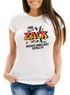 Damen T-Shirt Und ZACK wieder unbeliebt gemacht Spruch Slim Fit Moonworks®preview