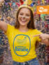 Damen T-Shirt - Verkleidet als Banane - Fasching Karneval Ersatz Verkleidung Last Minute Kostüm Funshirt Slim Fit Moonworks®preview