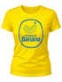 Damen T-Shirt - Verkleidet als Banane - Fasching Karneval Ersatz Verkleidung Last Minute Kostüm Funshirt Slim Fit Moonworks®preview
