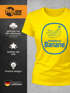 Damen T-Shirt - Verkleidet als Banane - Fasching Karneval Ersatz Verkleidung Last Minute Kostüm Funshirt Slim Fit Moonworks®preview