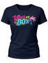 Damen T-Shirt - Vibes of the 80s - Fasching Karneval Ersatz Verkleidung Last Minute Kostüm Funshirt Slim Fit Moonworks®preview