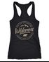 Damen Tank-Top Adventure Logo Berge Mountain Bär Wilderness Schriftzug Fashion Streetstyle Racerback Neverless®preview