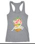 Damen Tank-Top Ananas Aloha Hawaii Blumen Pineapple Tropical Summer Jungle Paradise Hummingbird Racerback Slim Fit tailliert Baumwolle Neverless®preview