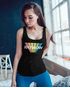 Damen Tank-Top Aufdruck Schriftzug Rainbow Regenbogen Sommer Fashion Racerback Neverless®preview