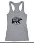 Damen Tank-Top Bär Berge Wald Bear Mountains Adventure Racerback Neverless®preview