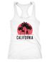 Damen Tank-Top California Palmen Santa Monica Beach Sommer Sonne Printshirt Fashion Streetstyle Racerback Neverless®preview