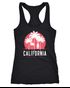 Damen Tank-Top California Palmen Santa Monica Beach Sommer Sonne Printshirt Fashion Streetstyle Racerback Neverless®preview