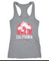 Damen Tank-Top California Palmen Santa Monica Beach Sommer Sonne Printshirt Fashion Streetstyle Racerback Neverless®preview
