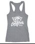 Damen Tank-Top California Republic Aufdruck Wave Surf Racerback Neverless®preview