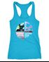 Damen Tank-Top California Surfing Palmen Summer Racerback-Tank Neverless®preview