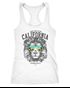 Damen Tank-Top Löwe Bär Sonnenbrille Palmen Summer California Racerback Neverless®preview