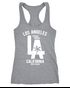 Damen Tank Top Los Angeles California LA Palme Racerback Tanktop Neverless®preview