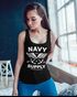 Damen Tank-Top Nautical Maritim mit Flügeln Navy Supply Racerback Neverless®preview