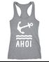 Damen Tank-Top Shirt Anker Ahoi Racerback Neverless®preview