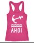 Damen Tank-Top Shirt Anker Ahoi Racerback Neverless®preview