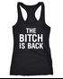 Damen Tank-Top Shirt The Bitch is back Racerback Moonworks®preview