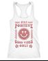 Damen Tank-Top Statement Spruch Stay Positive Good Vibes Only Sonne Smile Sommer Fashion Racerback Neverless®preview