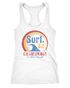 Damen Tank-Top Surf Logo California USA Welle Surfing Style Aufdruck Print Fashion Racerback Neverless®preview
