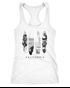 Damen Tank-Top Surfboard California Surfing Kalifornien Surf Print Aufdruck Racerback Neverless®preview