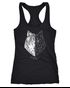 Damen Tank-Top Wolf Polygon Kunst Grafik Tiermotiv Printshirt Fashion Streetstyle Racerback Neverless®preview