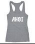 Damen Tanktop Ahoi mit Anker Aufdruck Moin Racerback Moonworks®preview