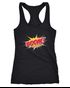 Damen Tanktop Comic Boom Racerback Moonworks®preview