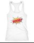 Damen Tanktop Comic Boom Racerback Moonworks®preview