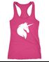 Damen Tanktop Einhorn Kopf Silhouette Unicorn Head RacerbackTank Top Moonworks®preview