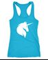 Damen Tanktop Einhorn Kopf Silhouette Unicorn Head RacerbackTank Top Moonworks®preview