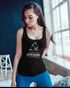 Damen Tanktop Einhorn My Unicorn ate my Homework Sprüche Spruch Racerback Moonworks®preview