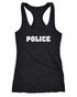 Damen Tanktop Fasching Police Polizei Polizistin Faschings Shirt Karneval Racerback Moonworks®preview