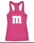 Damen Tanktop Gruppen-Kostüm M Aufdruck Kostüm Fasching Karneval Verkleidung Racerback Moonworks®preview
