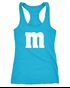 Damen Tanktop Gruppen-Kostüm M Aufdruck Kostüm Fasching Karneval Verkleidung Racerback Moonworks®preview
