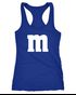 Damen Tanktop Gruppen-Kostüm M Aufdruck Kostüm Fasching Karneval Verkleidung Racerback Moonworks®preview