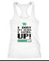 Damen Tanktop I dont get older I level up Gamer Spruch Racerback Moonworks®preview