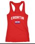 Damen Tanktop Kroatien Croatia Hrvatska WM Fußball Weltmeisterschaft 2018 World Cup Fan-Shirt Moonworks®preview