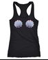 Damen Tanktop Meerjungfrau Mermaid Nixe Muschel BH Fasching Karneval Racerback Moonworks®preview